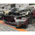 Infiniti Q50 zamani kwa bumper mpya ya mbele